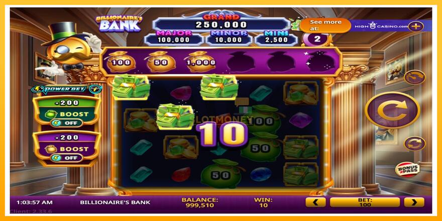 Máquina de jogos Billionaires Bank - chance de ganhar dinheiro, foto 3