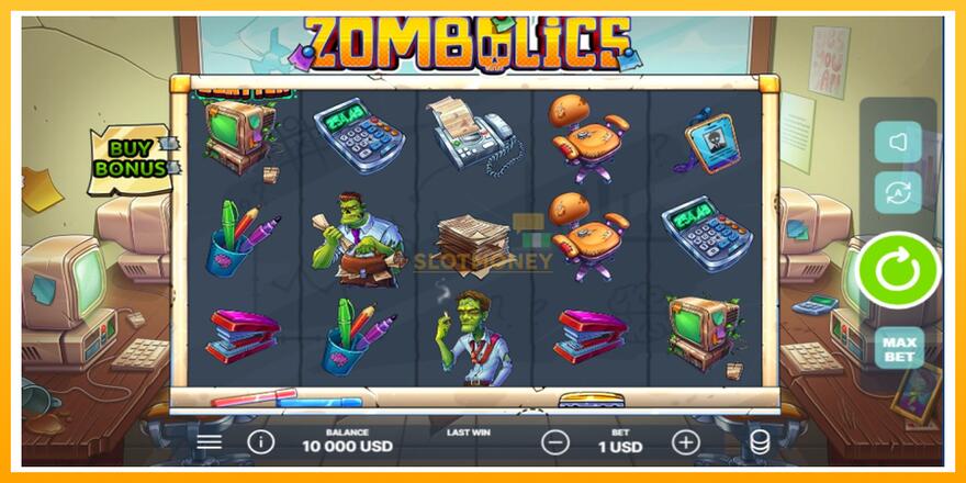 Máquina de jogos Zombolics - chance de ganhar dinheiro, foto 1