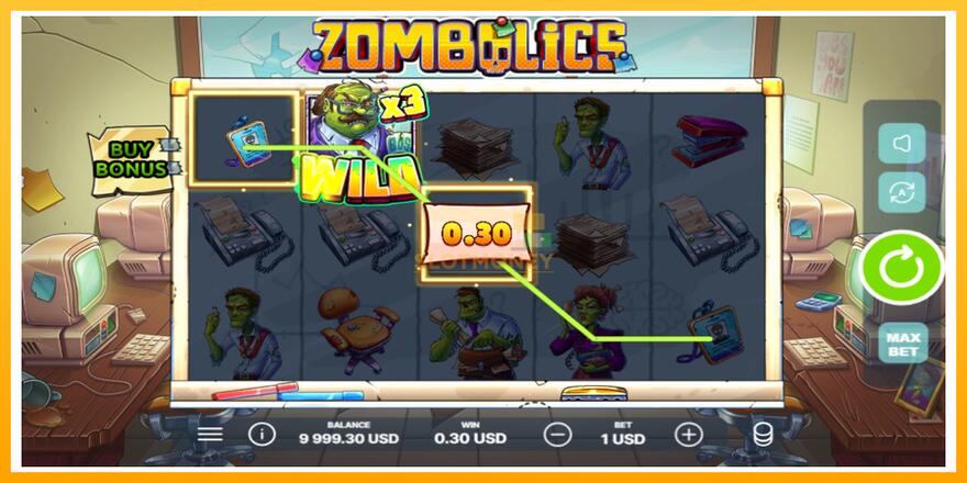 Máquina de jogos Zombolics - chance de ganhar dinheiro, foto 3