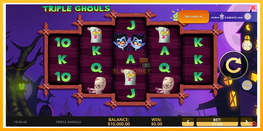 Máquina de jogos Triple Ghouls - chance de ganhar dinheiro, foto 1