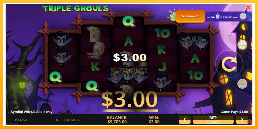 Máquina de jogos Triple Ghouls - chance de ganhar dinheiro, foto 2