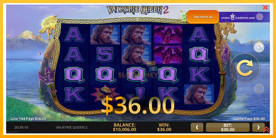 Máquina de jogos Valkyrie Queen 2 - chance de ganhar dinheiro, foto 2