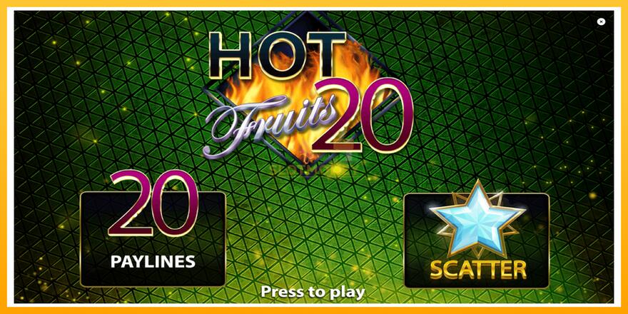 Máquina de jogos Hot Fruits 20 - chance de ganhar dinheiro, foto 1