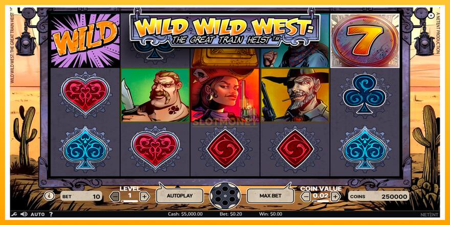 Máquina de jogos Wild Wild West - chance de ganhar dinheiro, foto 1