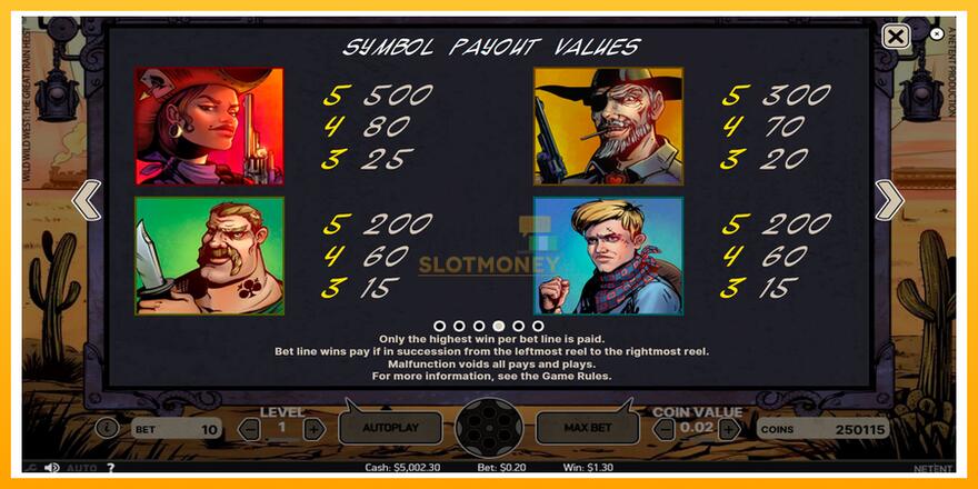 Máquina de jogos Wild Wild West - chance de ganhar dinheiro, foto 6