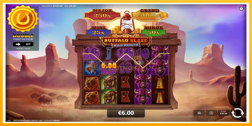 Máquina de jogos Buffalo Blaze: Wild Wealth - chance de ganhar dinheiro, foto 4