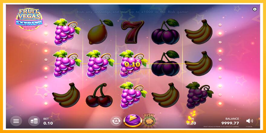 Máquina de jogos Fruit Vegas Extreme x125 - chance de ganhar dinheiro, foto 3