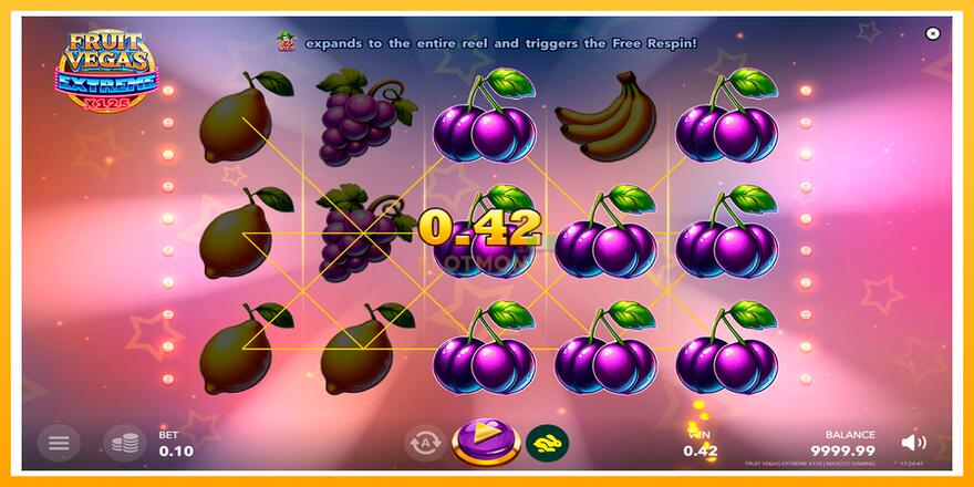 Máquina de jogos Fruit Vegas Extreme x125 - chance de ganhar dinheiro, foto 4