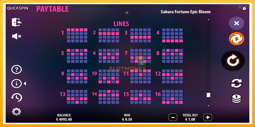 Máquina de jogos Sakura Fortune Epic Bloom - chance de ganhar dinheiro, foto 7