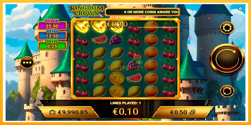 Máquina de jogos Kingdom Crown - chance de ganhar dinheiro, foto 2