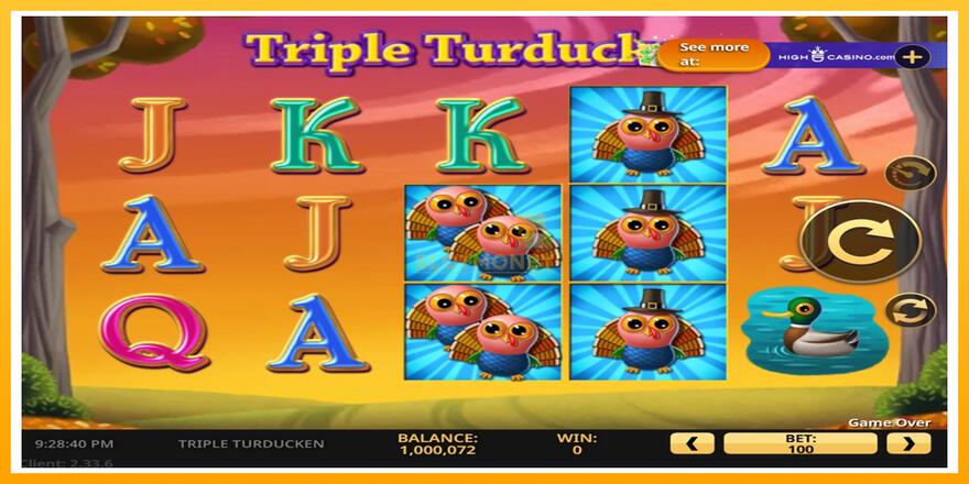 Máquina de jogos Triple Turducken - chance de ganhar dinheiro, foto 1