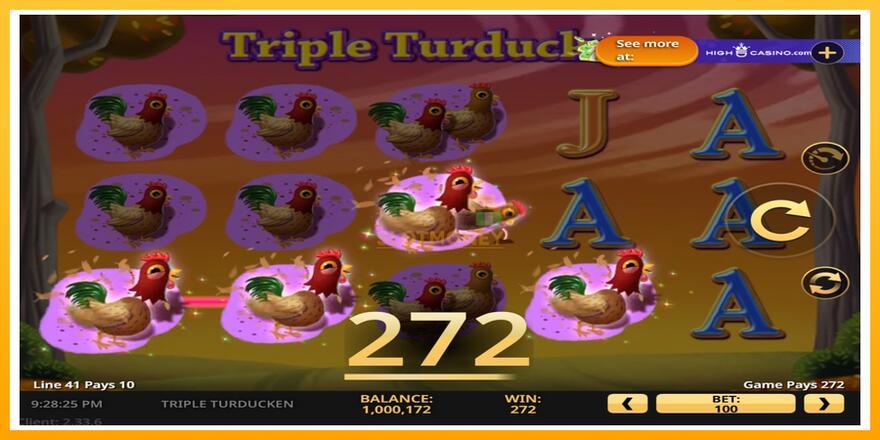 Máquina de jogos Triple Turducken - chance de ganhar dinheiro, foto 2