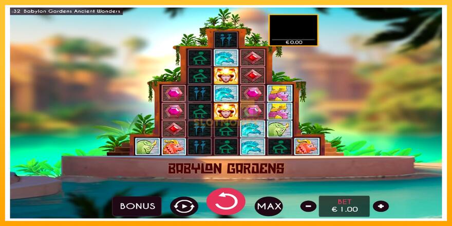 Máquina de jogos Babylon Gardens Ancient Wonders - chance de ganhar dinheiro, foto 1