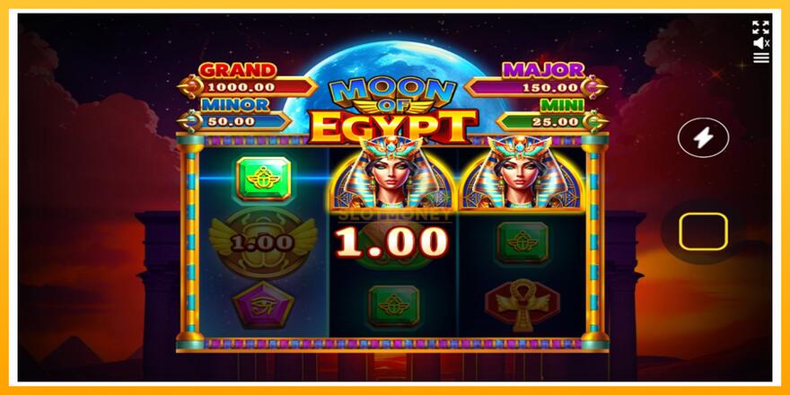 Máquina de jogos Moon of Egypt - chance de ganhar dinheiro, foto 2