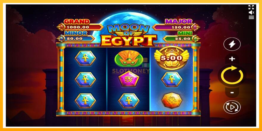 Máquina de jogos Moon of Egypt - chance de ganhar dinheiro, foto 3