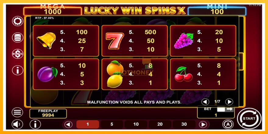 Máquina de jogos Lucky Win Spins X - chance de ganhar dinheiro, foto 4