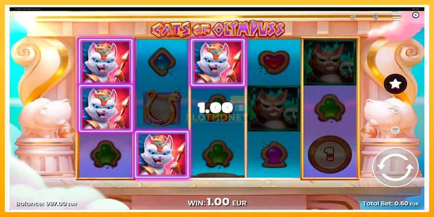 Máquina de jogos Cats of Olympuss - chance de ganhar dinheiro, foto 2