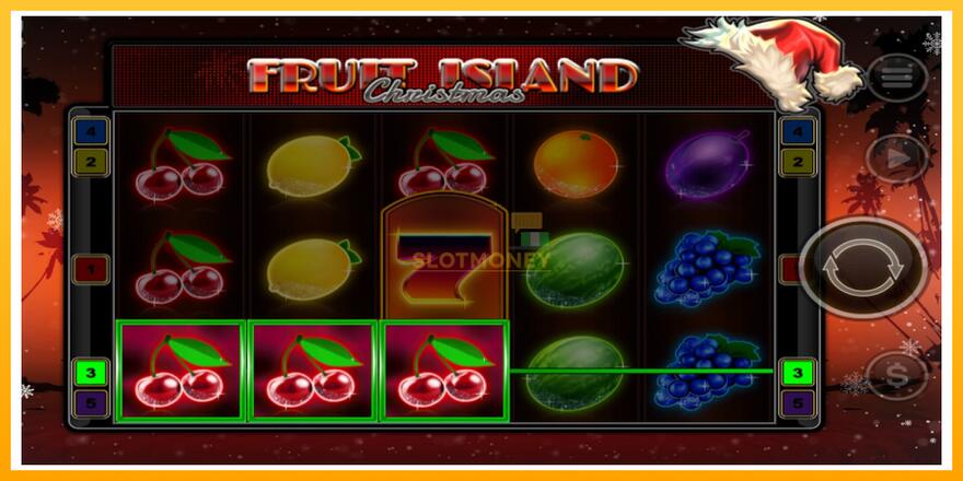 Máquina de jogos Fruit Island Christmas - chance de ganhar dinheiro, foto 2