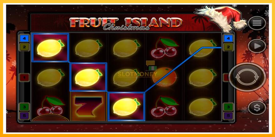 Máquina de jogos Fruit Island Christmas - chance de ganhar dinheiro, foto 3