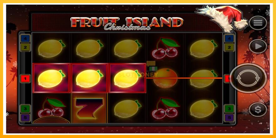 Máquina de jogos Fruit Island Christmas - chance de ganhar dinheiro, foto 4