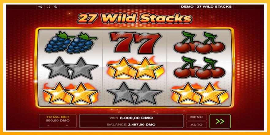 Máquina de jogos 27 Wild Stacks - chance de ganhar dinheiro, foto 2