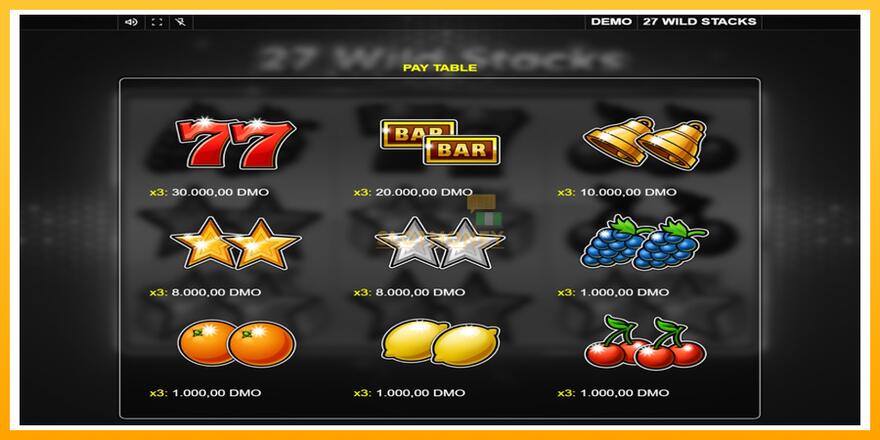 Máquina de jogos 27 Wild Stacks - chance de ganhar dinheiro, foto 3