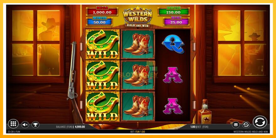 Máquina de jogos Western Wilds Hold and Win - chance de ganhar dinheiro, foto 2