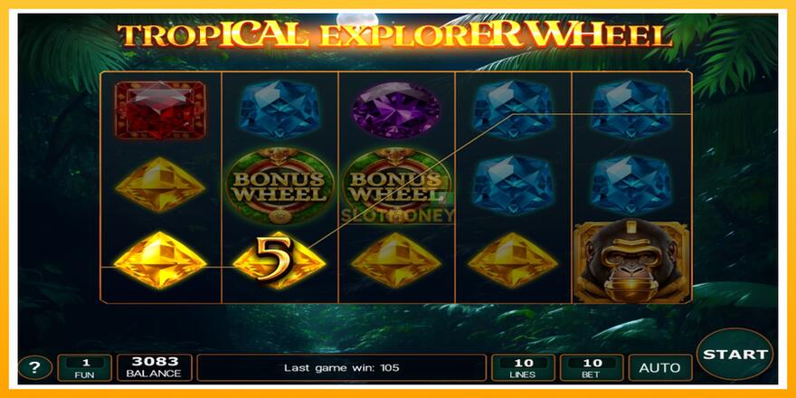 Máquina de jogos Tropical Explorer Wheel - chance de ganhar dinheiro, foto 3