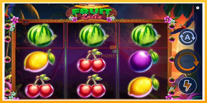 Máquina de jogos Fruit Salsa - chance de ganhar dinheiro, foto 3