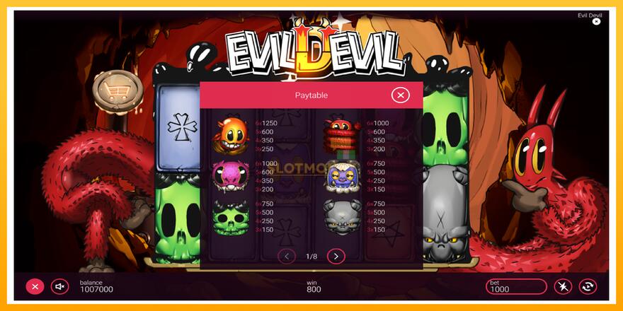 Máquina de jogos Evil Devil - chance de ganhar dinheiro, foto 5