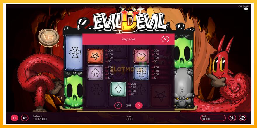 Máquina de jogos Evil Devil - chance de ganhar dinheiro, foto 6