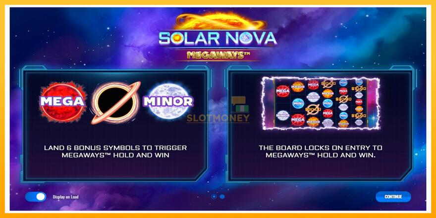 Máquina de jogos Solar Nova Megaways - chance de ganhar dinheiro, foto 1