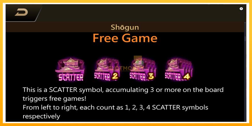 Máquina de jogos Shogun - chance de ganhar dinheiro, foto 5