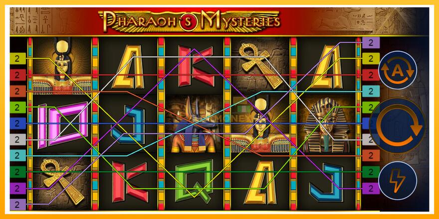 Máquina de jogos Pharaohs Mysteries - chance de ganhar dinheiro, foto 1