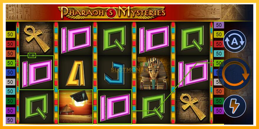 Máquina de jogos Pharaohs Mysteries - chance de ganhar dinheiro, foto 2