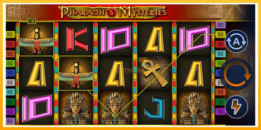 Máquina de jogos Pharaohs Mysteries - chance de ganhar dinheiro, foto 3