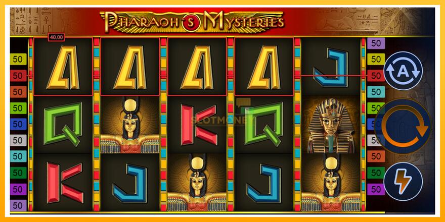 Máquina de jogos Pharaohs Mysteries - chance de ganhar dinheiro, foto 4