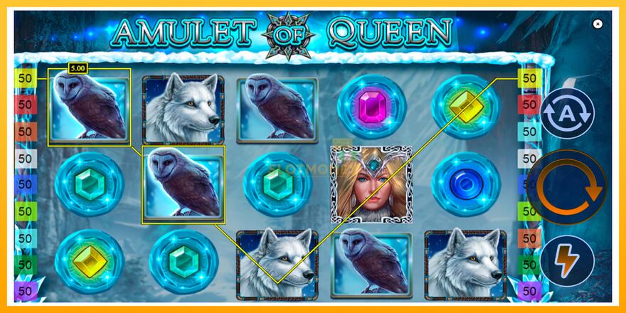 Máquina de jogos Amulet of Queen - chance de ganhar dinheiro, foto 3