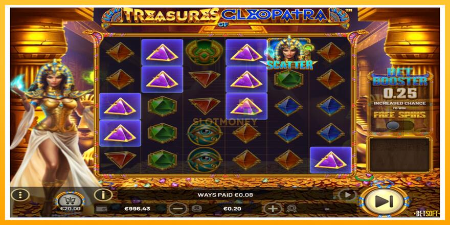 Máquina de jogos Treasures of Cleopatra - chance de ganhar dinheiro, foto 2