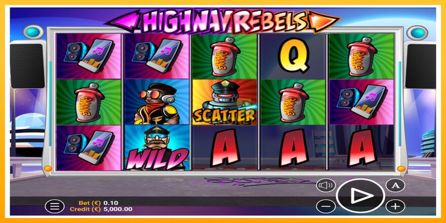 Máquina de jogos Highway Rebels - chance de ganhar dinheiro, foto 1