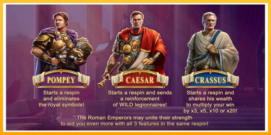 Máquina de jogos Roman Emperors - chance de ganhar dinheiro, foto 5