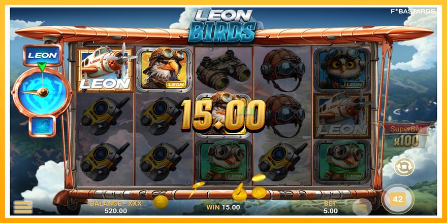 Máquina de jogos Leon Birds - chance de ganhar dinheiro, foto 4