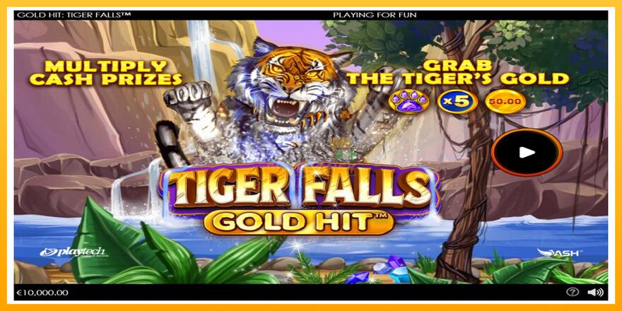 Máquina de jogos Gold Hit: Tiger Falls - chance de ganhar dinheiro, foto 1