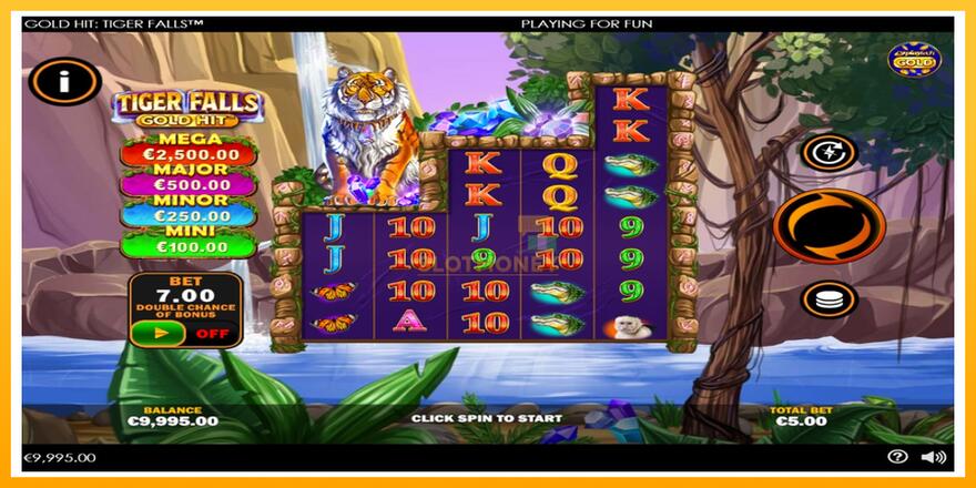 Máquina de jogos Gold Hit: Tiger Falls - chance de ganhar dinheiro, foto 2