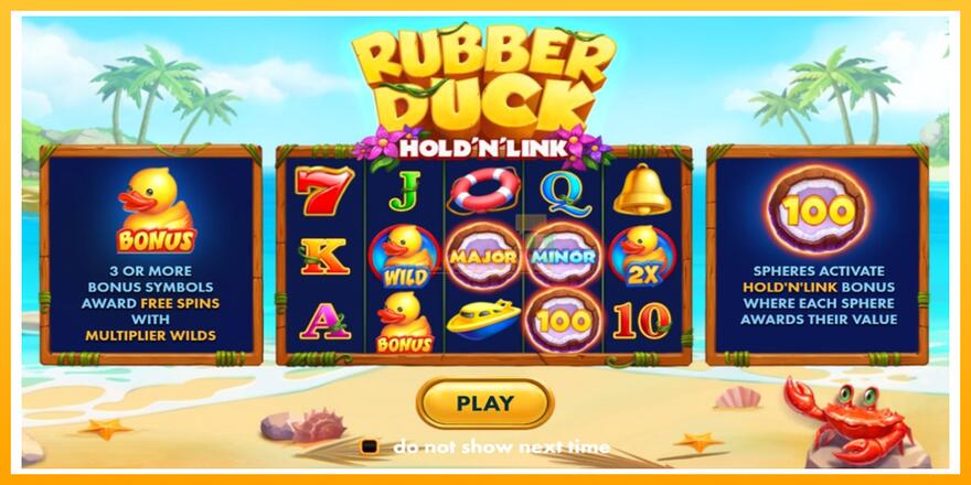 Máquina de jogos Rubber Duck Hold N Link - chance de ganhar dinheiro, foto 1