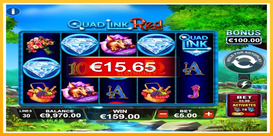 Máquina de jogos Quad Link Red - chance de ganhar dinheiro, foto 4