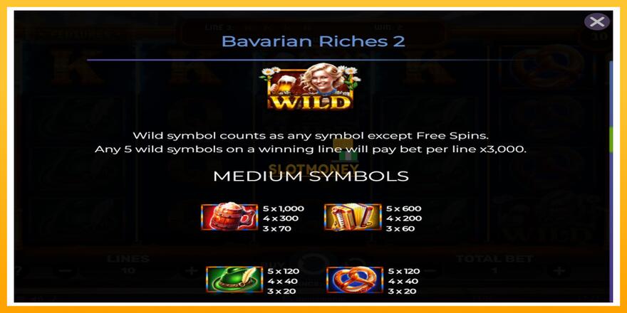 Máquina de jogos Bavarian Riches 2 - chance de ganhar dinheiro, foto 6