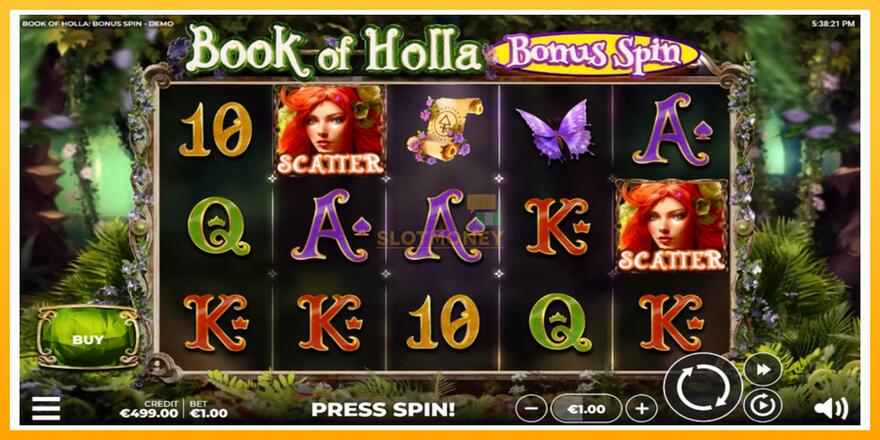 Máquina de jogos Book of Holla: Bonus Spin - chance de ganhar dinheiro, foto 2