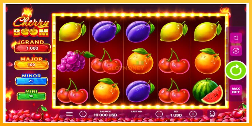 Máquina de jogos Cherry Boom - chance de ganhar dinheiro, foto 1