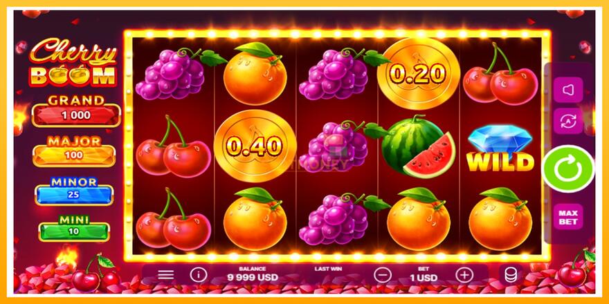 Máquina de jogos Cherry Boom - chance de ganhar dinheiro, foto 2